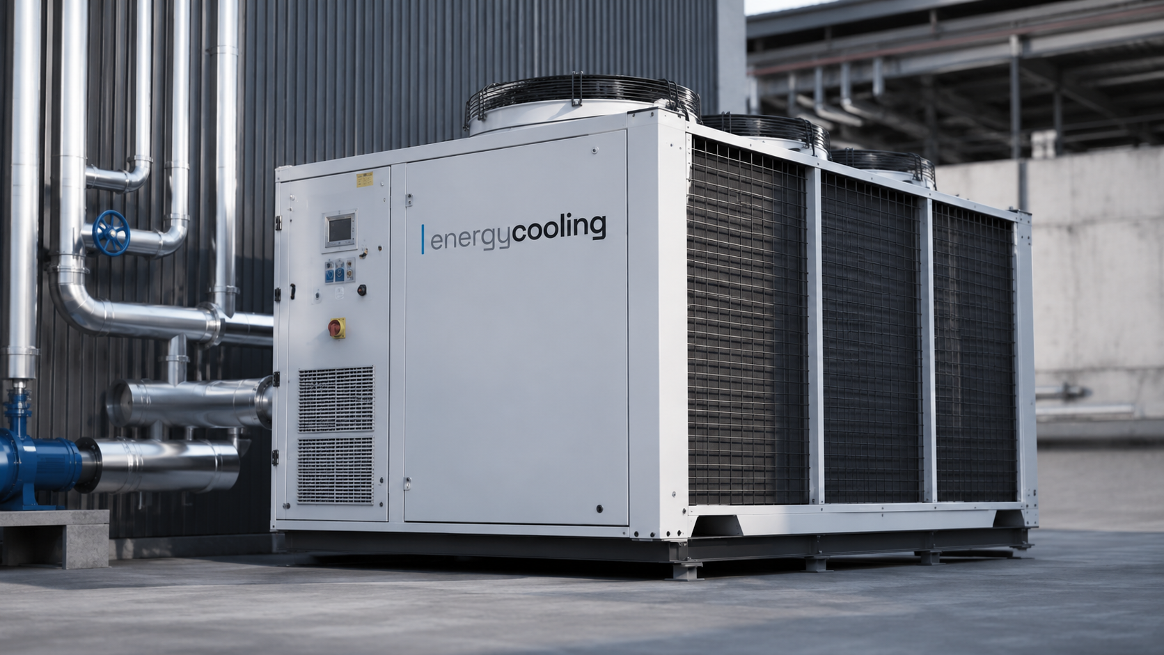 EnergyCooling outdoor chiller installatie