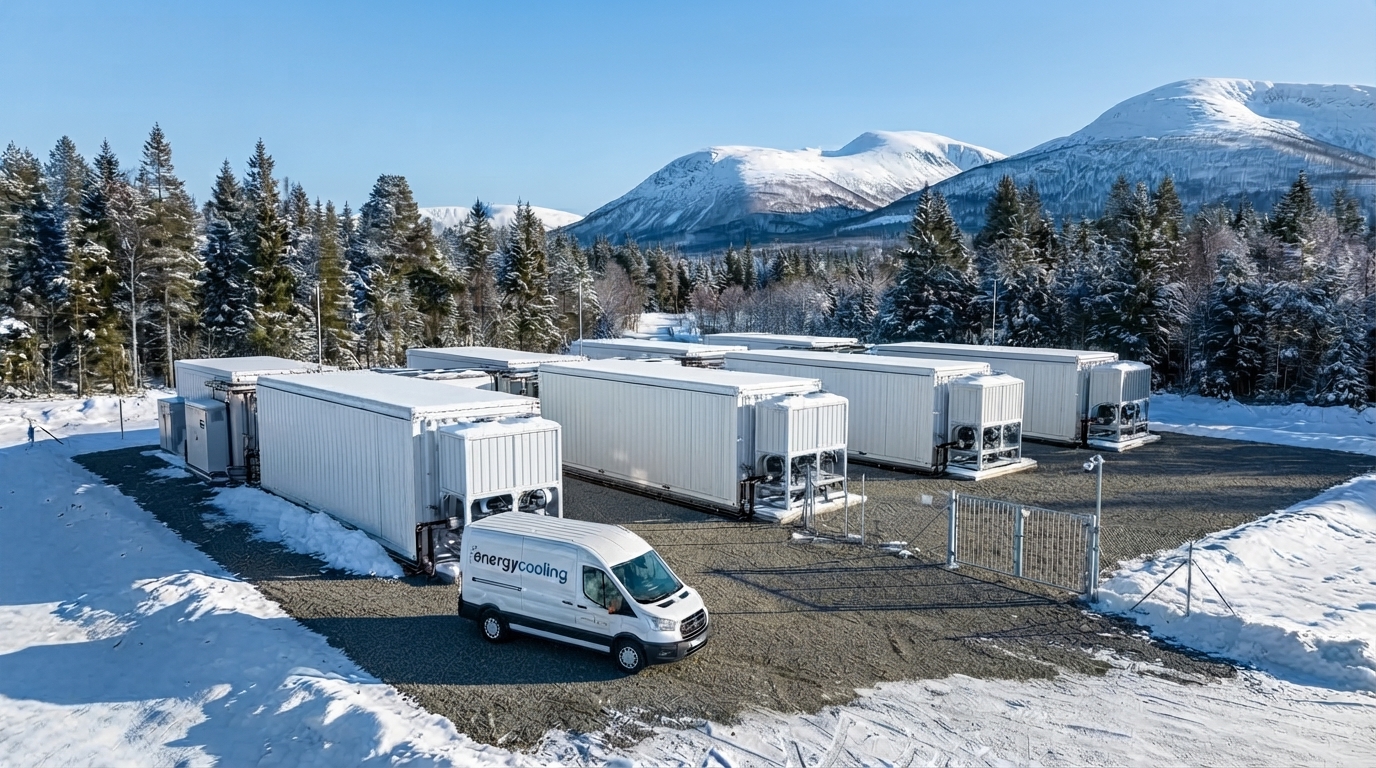 Koelinstallatie voor datacenters en serverruimtes